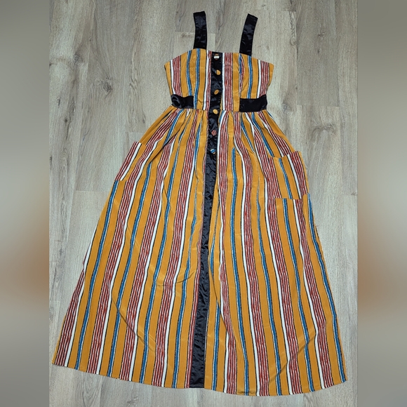 NASTY GAL Stripe On Cue Summer Resort Vacation Maxi Dress, Size US 4 - Picture 6 of 15